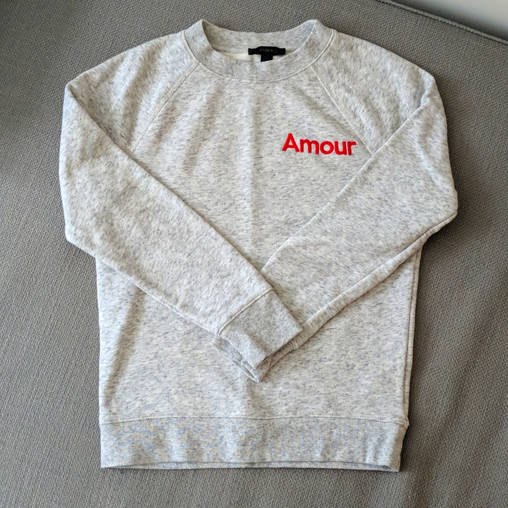 J.Crew - Amour Sweatshirt, XXS